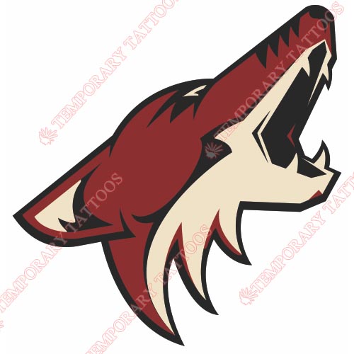 Phoenix Coyotes Customize Temporary Tattoos Stickers NO.290